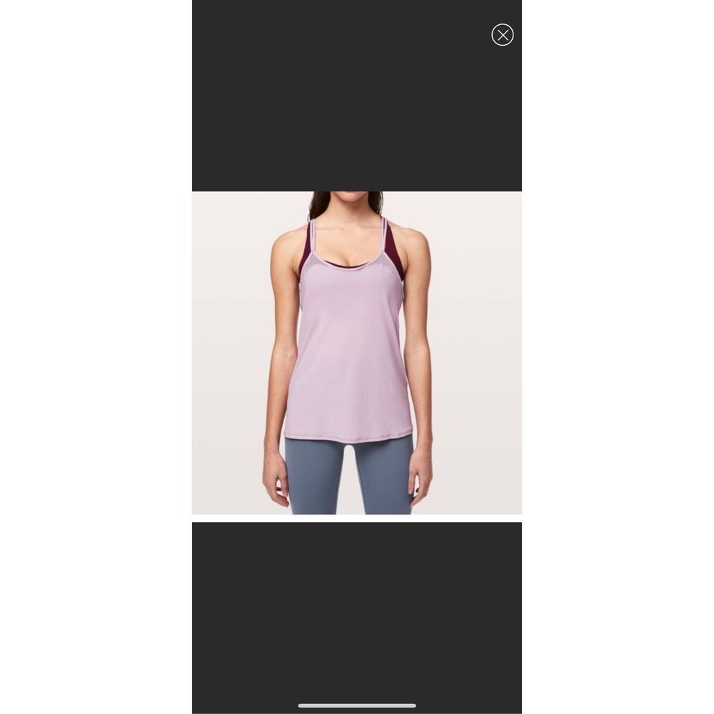 Lululemon Sheer lightness tank size 10 NWT